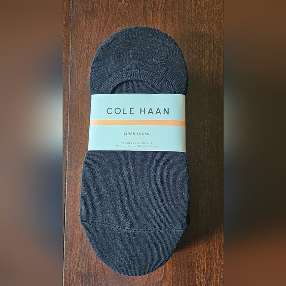 Cole Haan Dark Gray Liner Socks - Picture 1 of 3